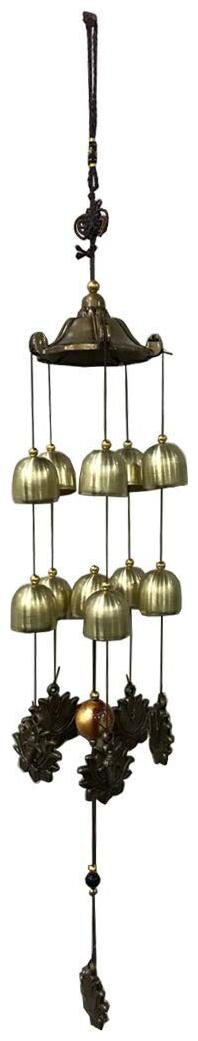 

Ryme Feng Shui 12 Bells Ganesha Wind Chime for Home Decor