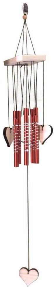 

Ryme Heart Shaped Bamboo Wind Chime for Home Postive Energy