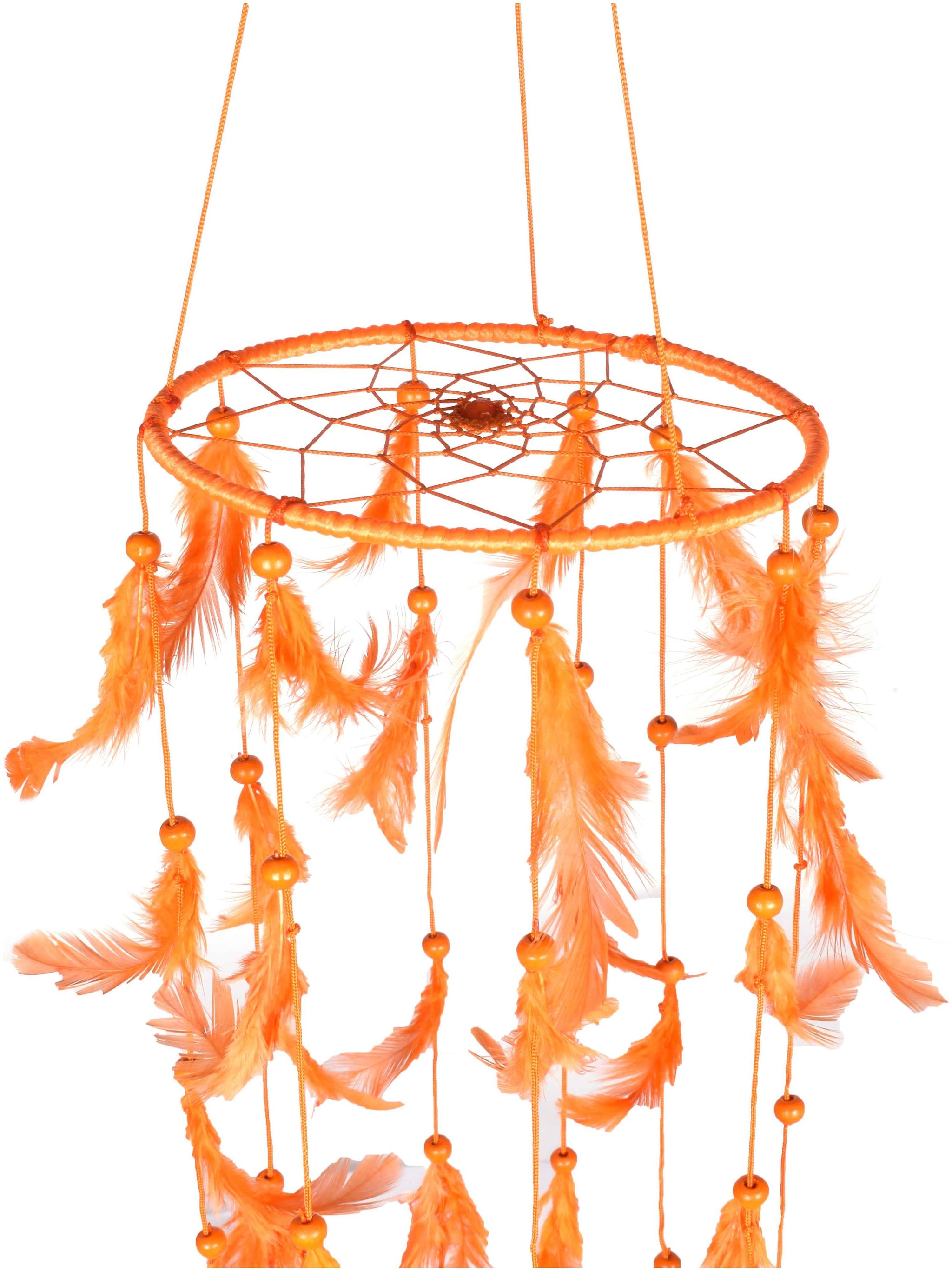 

Ryme Jumar Orange Color for Dream Catcher Wall Hanging - Attract Positive Dreams Thinking