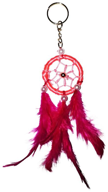 

Ryme Pink Color Dream Catcher Key Chain
