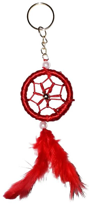

Ryme Red Color Dream Catcher Key Chain