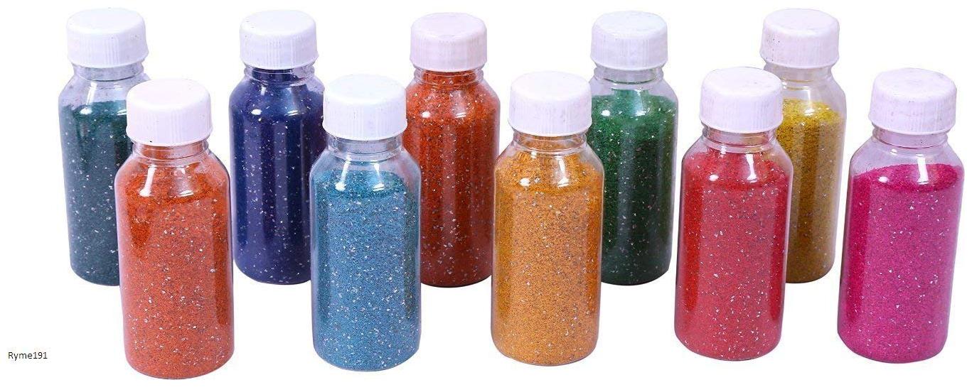 

Ryme Set of 10 Rangoli Colors For Diwali