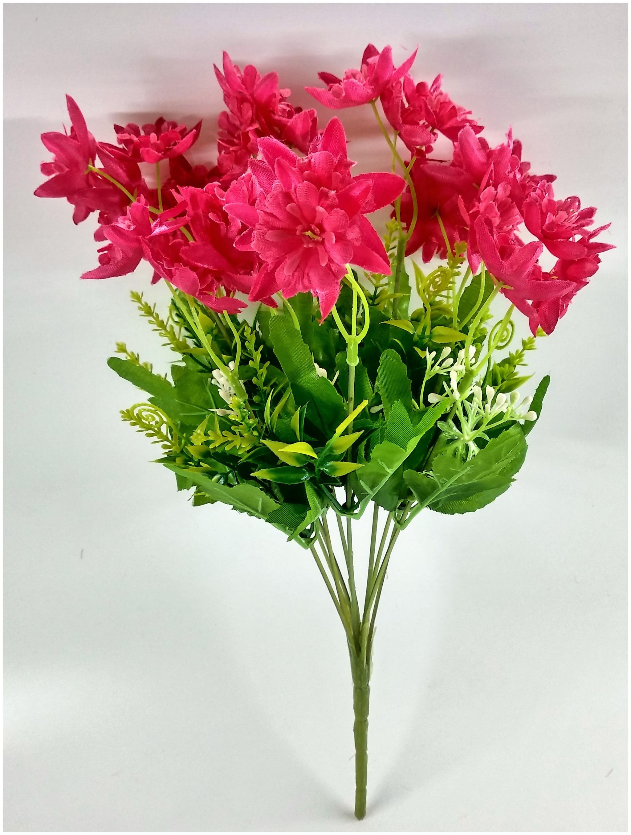 

S N Enterprises Artificial Flower Sn4901 Dark Pink Poinsettia