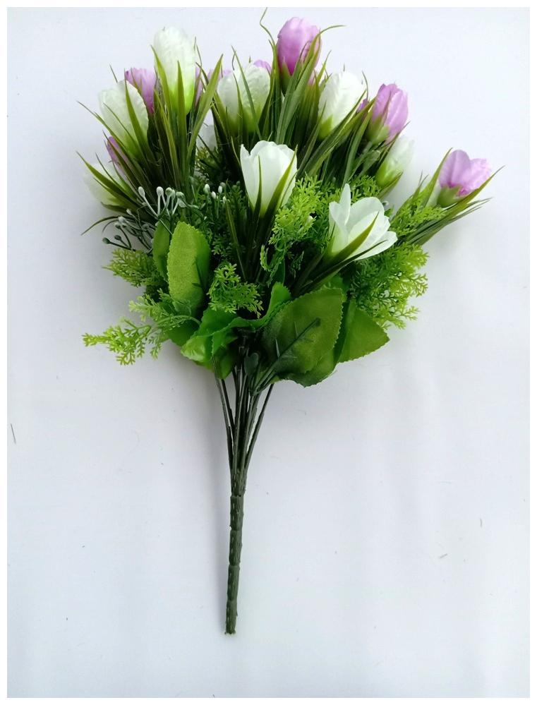 

S N Enterprises Sne5176 Purple Tulips Artificial Flower Bunch