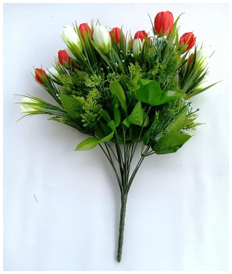 

S N Enterprises Sne5176 Red Tulips Artificial Flower Bunch