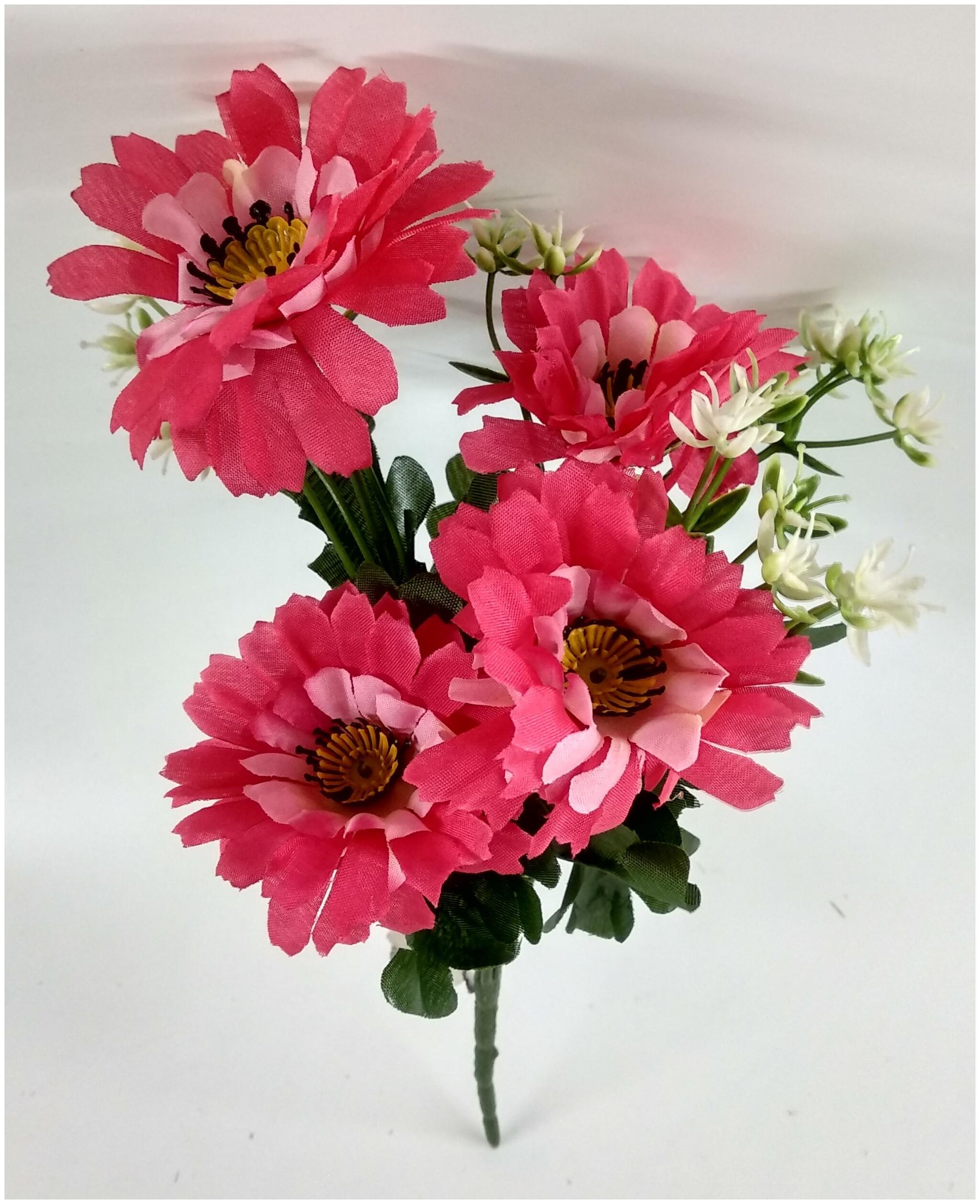 

S N Enterprises Artificial Flower Sn4914 Darkpink Gerbera