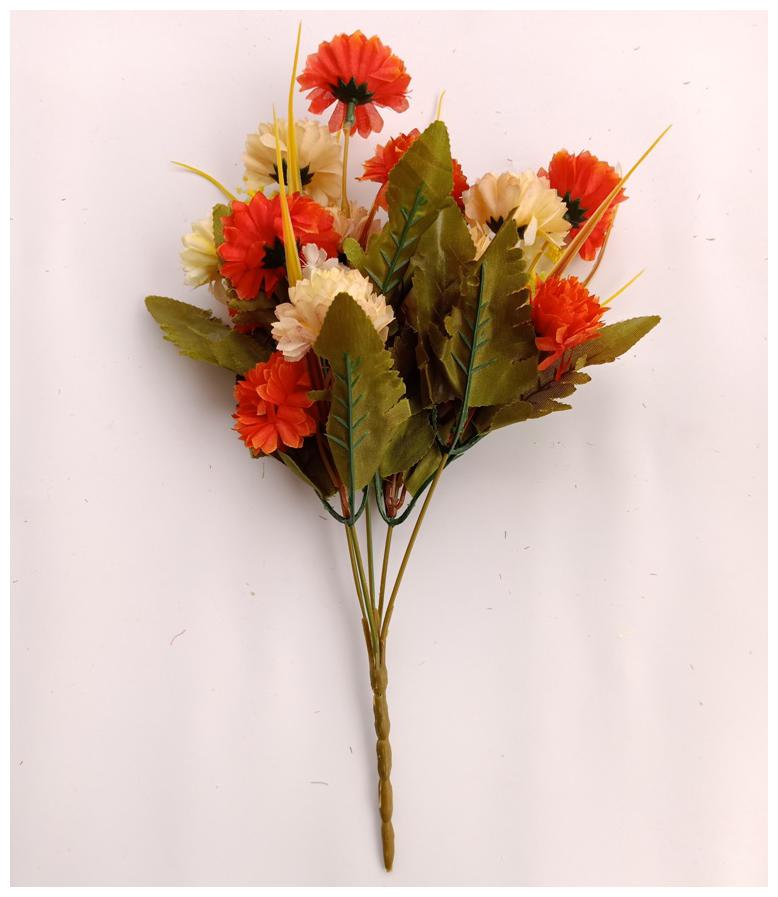 

S N Enterprises Sne2122A Artificial Flower Aster Bunch Orange