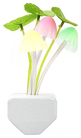 

S4D Snatch4deals Plastic Magic Night Lamp Beautiful Illumination Automatic on off Smart Sensor (Multi-coloured)