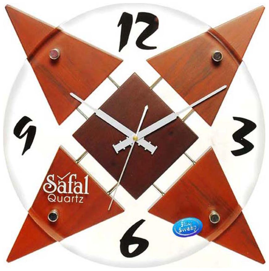 

Safal Glass Analog Wall clock ( Set of 1 )