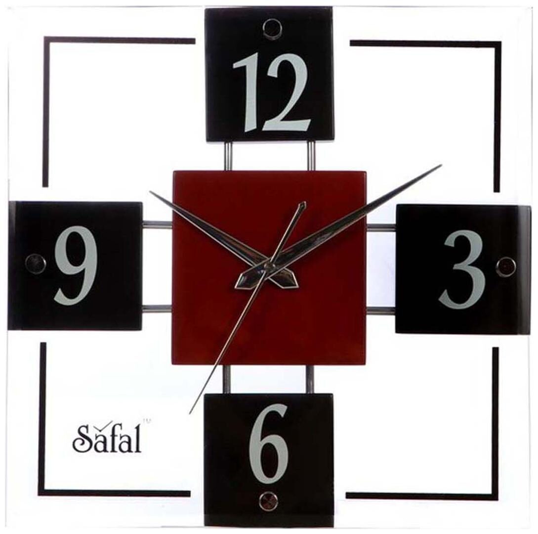 

Safal Glass Analog Wall clock ( Set of 1 )