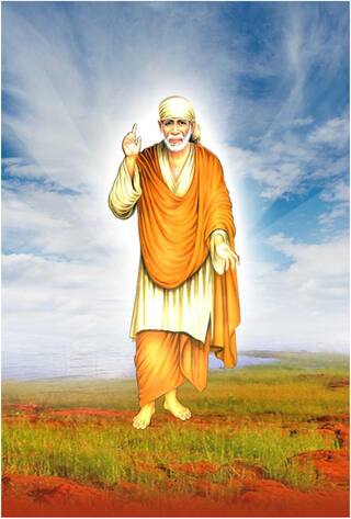 Rawpockets Wall Posters ' Sai Baba Blessings '