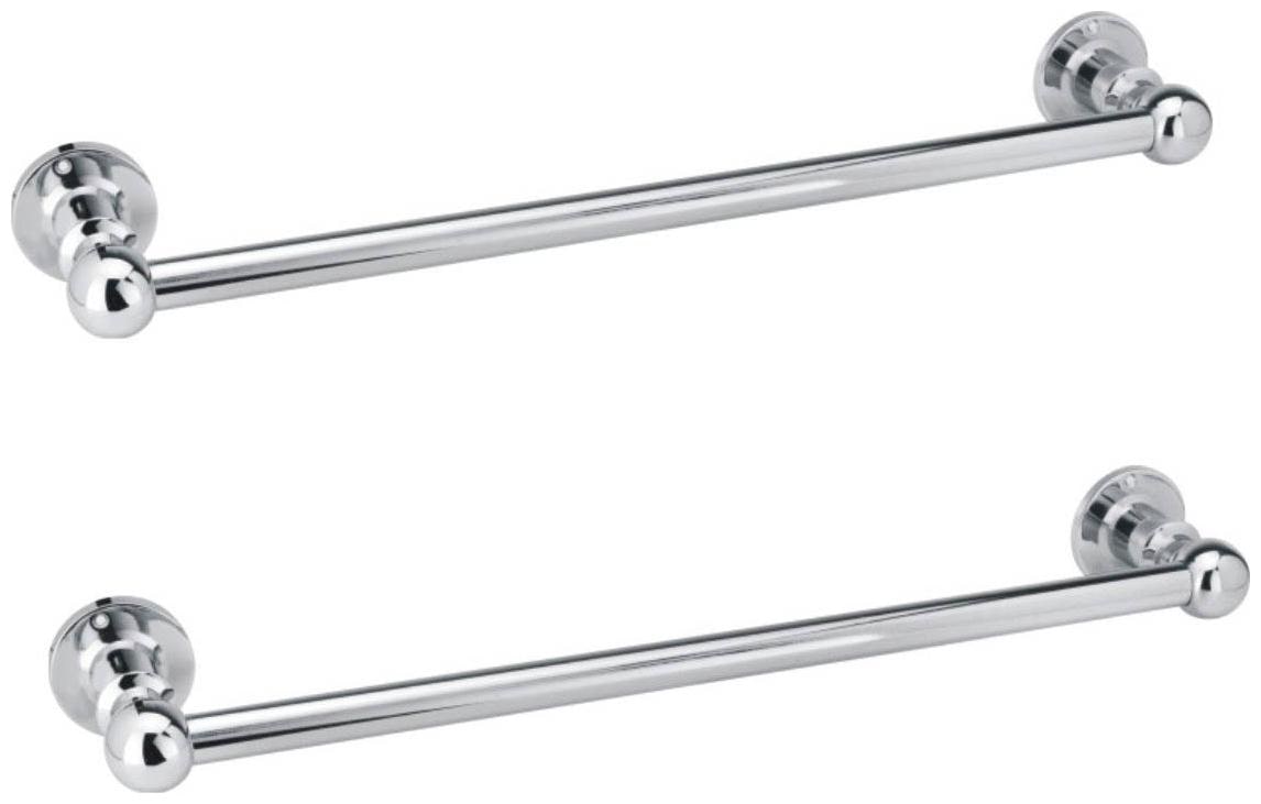 

Salonica Bathroom Towel rods Stainless Steel Small Size 12 inch Set of 2
