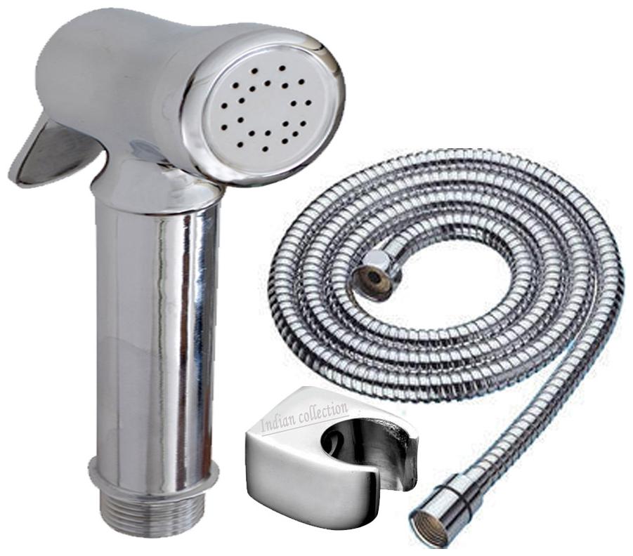 

Salonica Wall Mount Brass Health Faucets ( Push Controlled )
