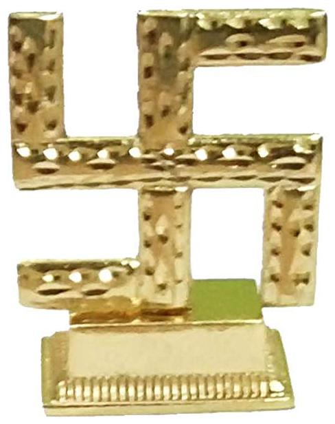 

Salvus App SOLUTIONS Designer Metal Swastik Sculpture for car Dashboard Home Decor Gifts Antique Items Pooja Accessories Size 7X5 cm