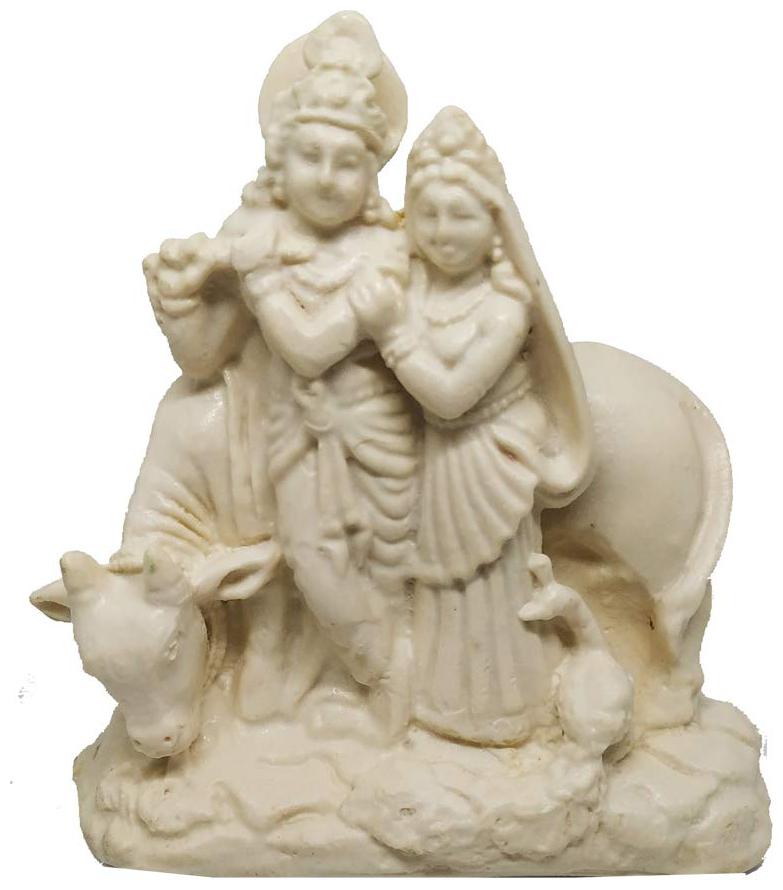 

Salvus App Solutions Handmade Marble Dust Radha Krishna Idols Murti Radha Krishna Idol