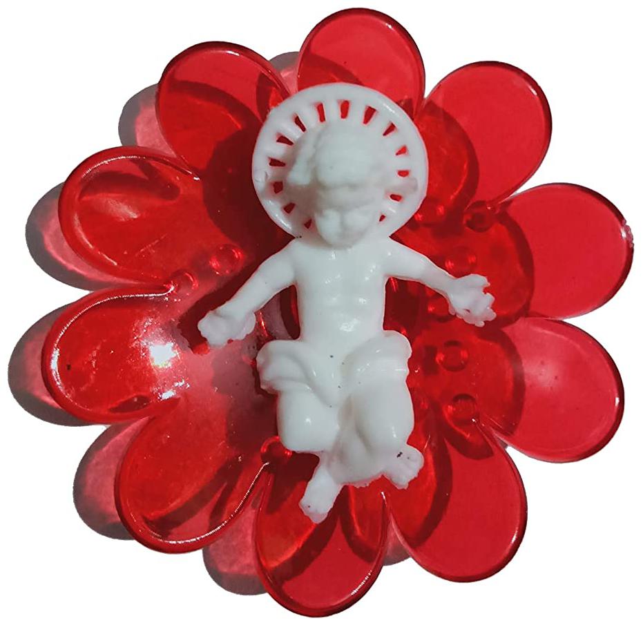 

Salvus App Solutions Multicolor Baby Jesus Sleep on Flower (Plastic 2 5 Inch)