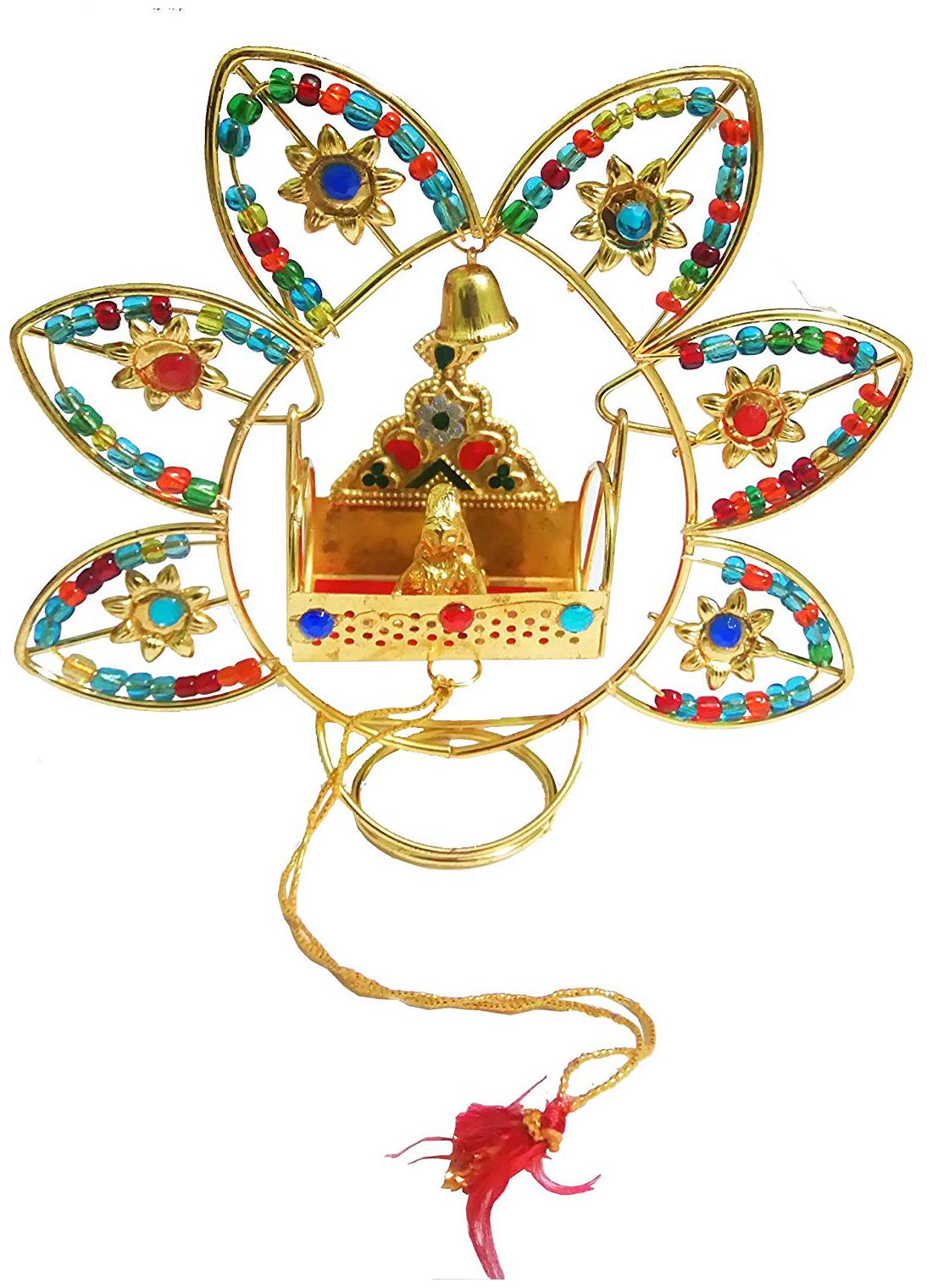 

Salvus App SOLUTIONS Metal Lotas Jhula with Laddu Gopal