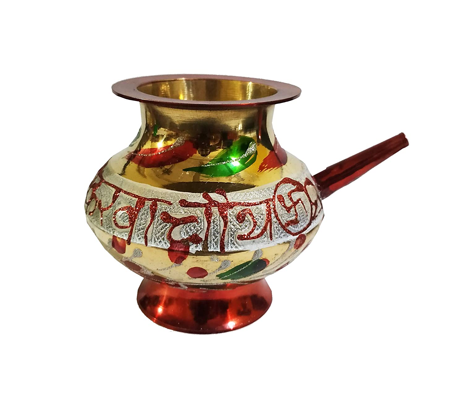 

Salvus App Solutions Brass Handicrafts Set of 1 Golden Spiritual