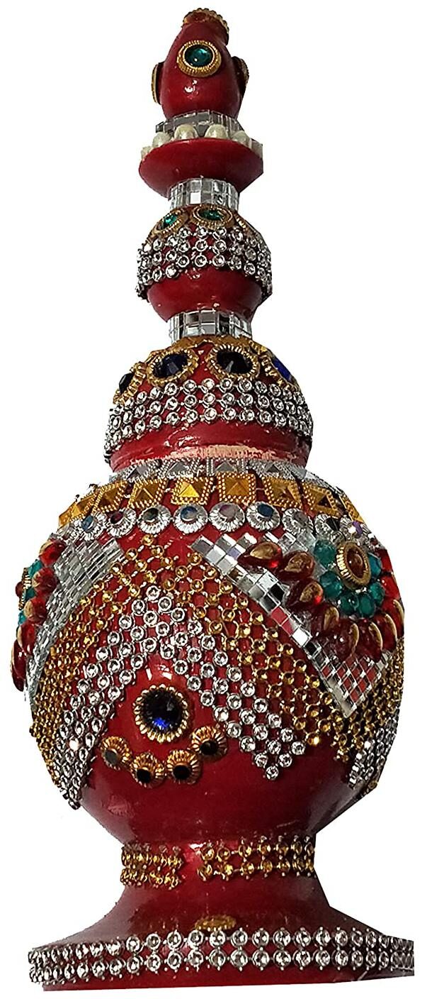 

Salvus App Solutions Decorative Sindoor Box (Red 7X3 Inch)