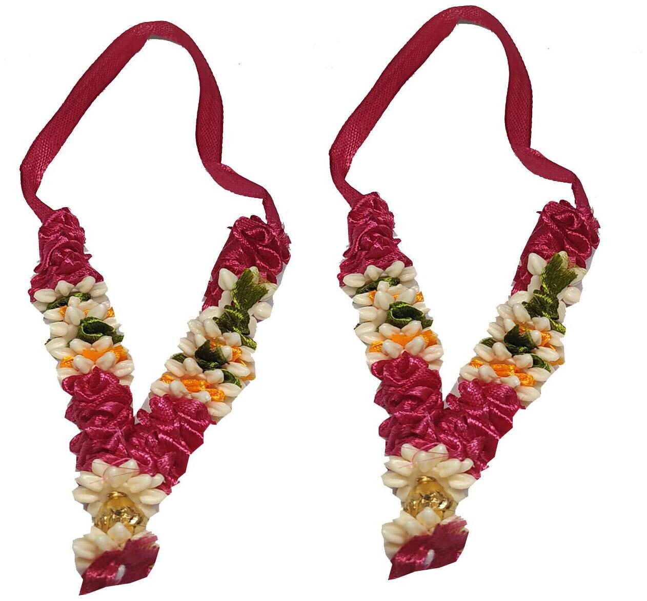 

Salvus App Solutions Satin Cloth Garland Pooja Mala