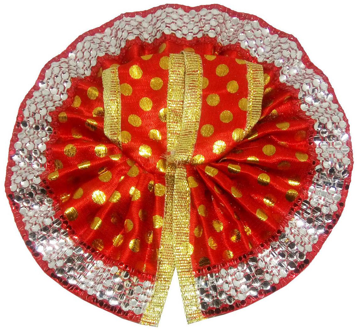 

Salvus App Solutions Beautifully Handmade Red Laddu Gopal Poshak Dress
