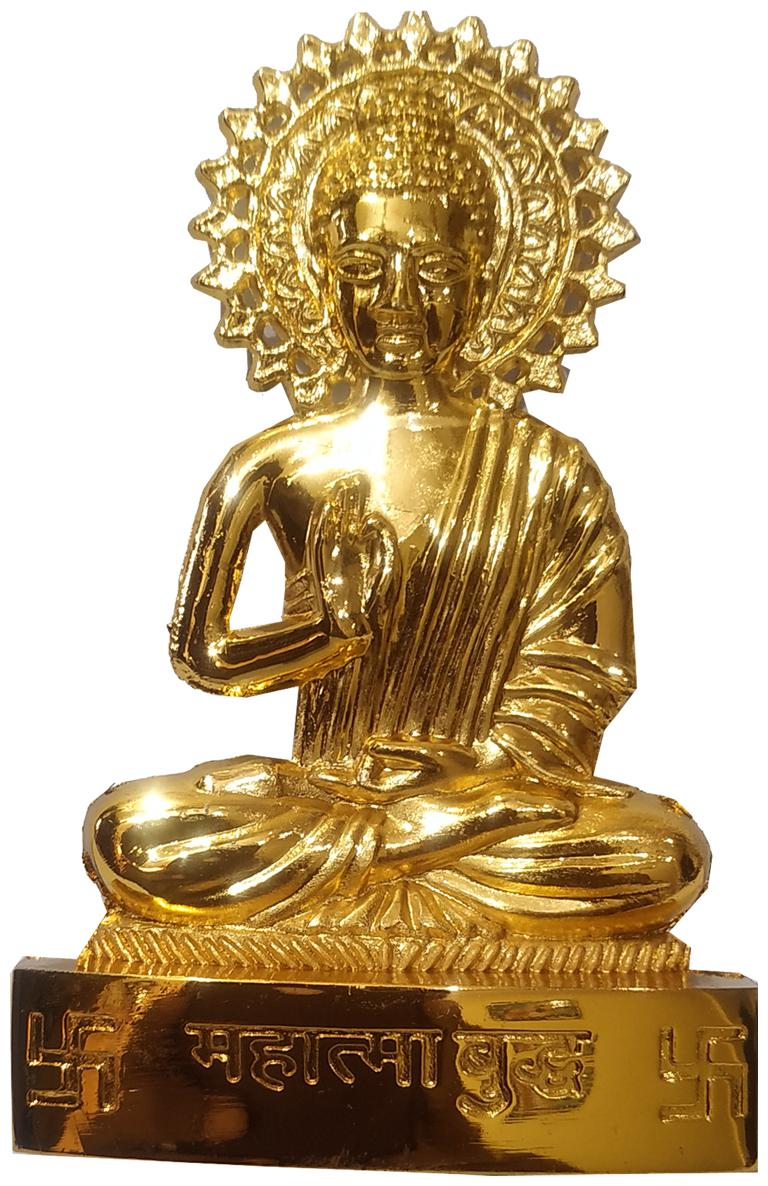 

Salvus App Solutions Metal Lord Buddha Statue For Home Decor Office Decor