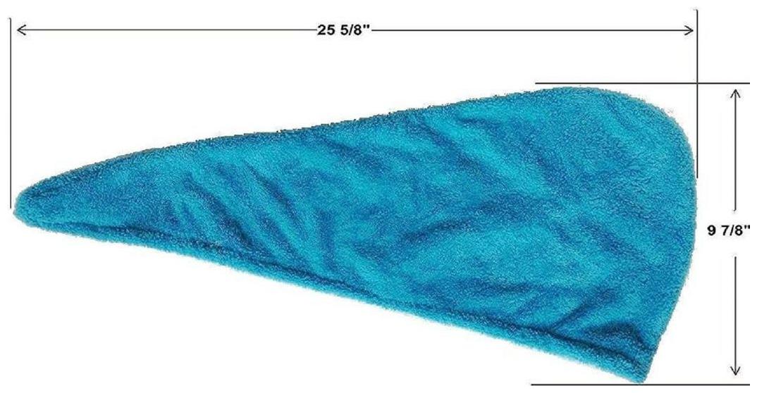 

Sanyal Luxury Hair Drying Turban Wrap Super Absorbent Twist Hair Drying Towel Cap Lightweight Cotton Hair Towel Spa