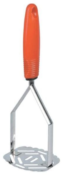 Sanyal Nestwell Pav-Bhaji Vegetable Masher Crusher Chopper Stainless Steel Body with Plastic Handle - Multicolour