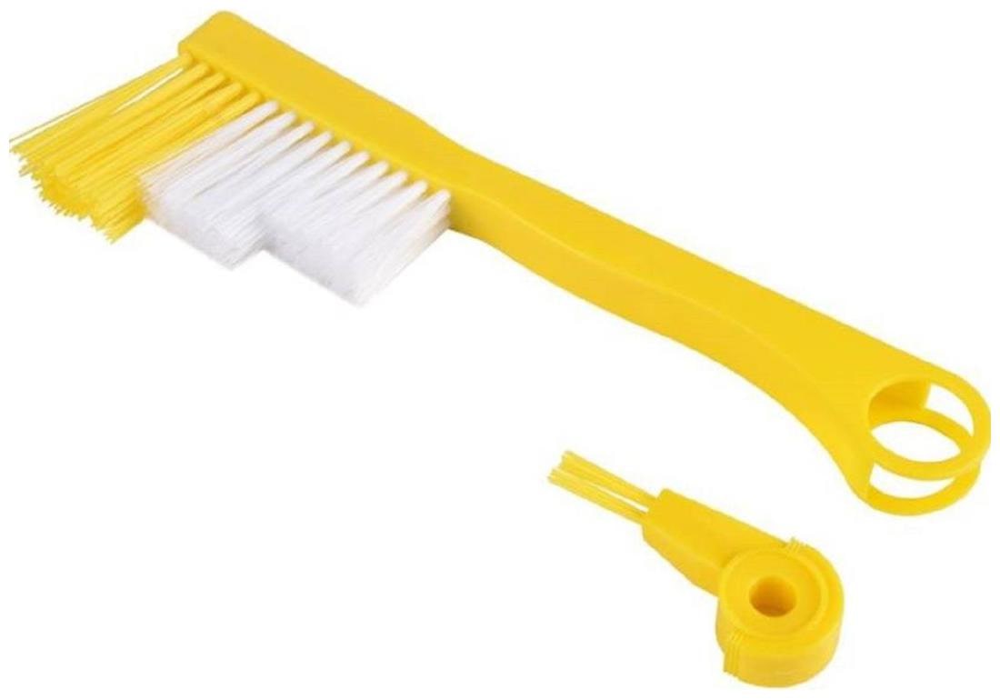 

Sanyal Three Stepped Sash Brush for Dust Cleaning as well Wet and Dry Cleaner Multipurpose Brush - Multi-coloured