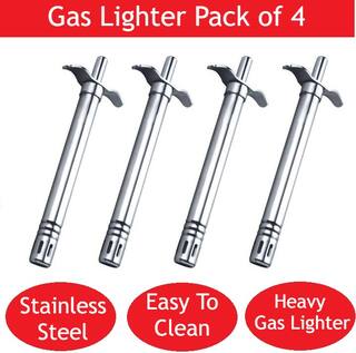 

Sapware Gas Lighter (Stainless Steel) Pack Of 4 Pcs