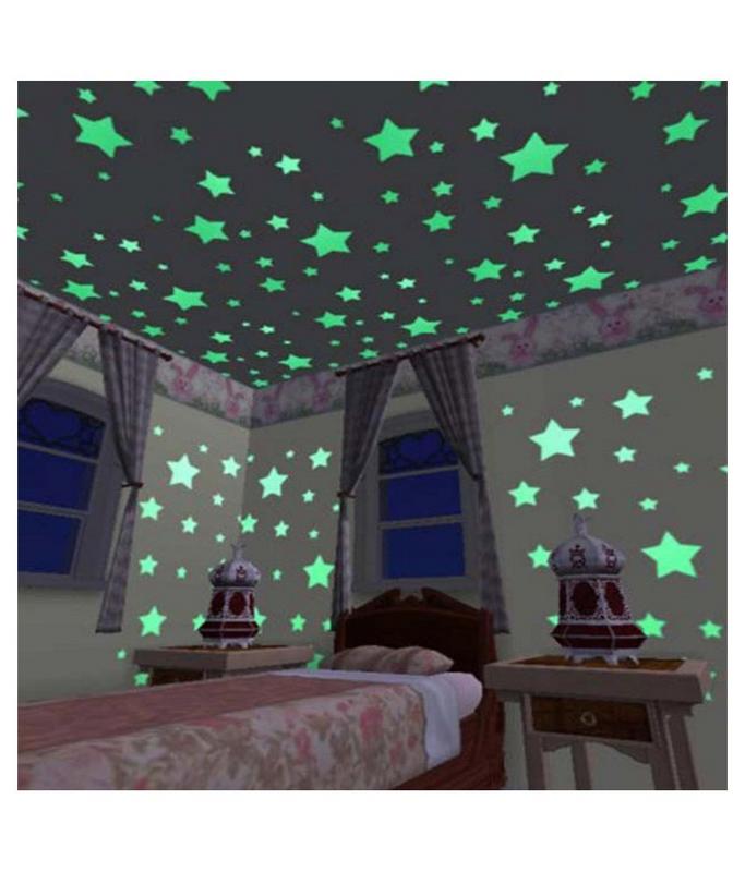 Satya Radium Stars for Room Ceiling (Pack of 50)