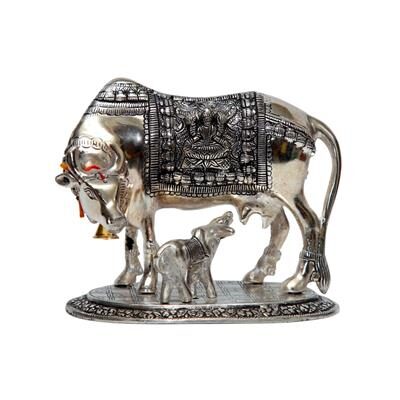 

Satya Large Size Kamdhenu Oxodise Cow Calf