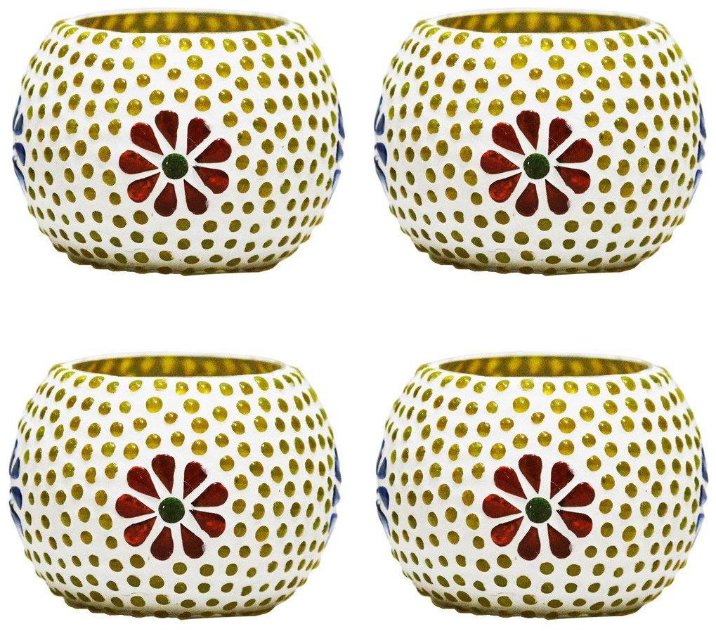 

Satya Vipal Glass Multi Candle holder
