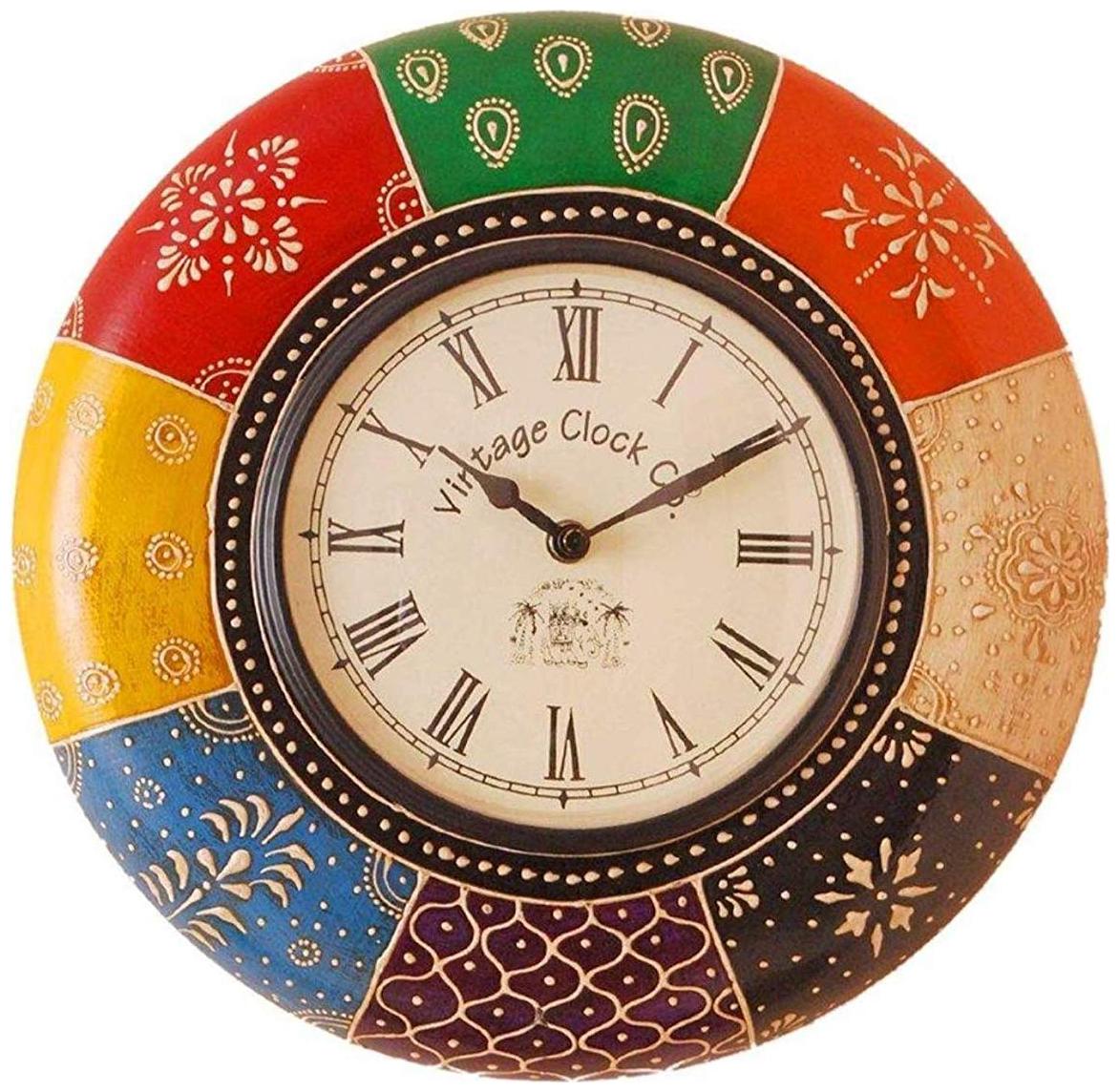 

Satya Vipal Mdf with melamine Analog Wall clock ( Set of 1 )