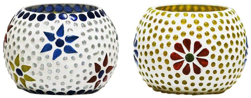 

Satya Vipal Glass Multi Tea light holder