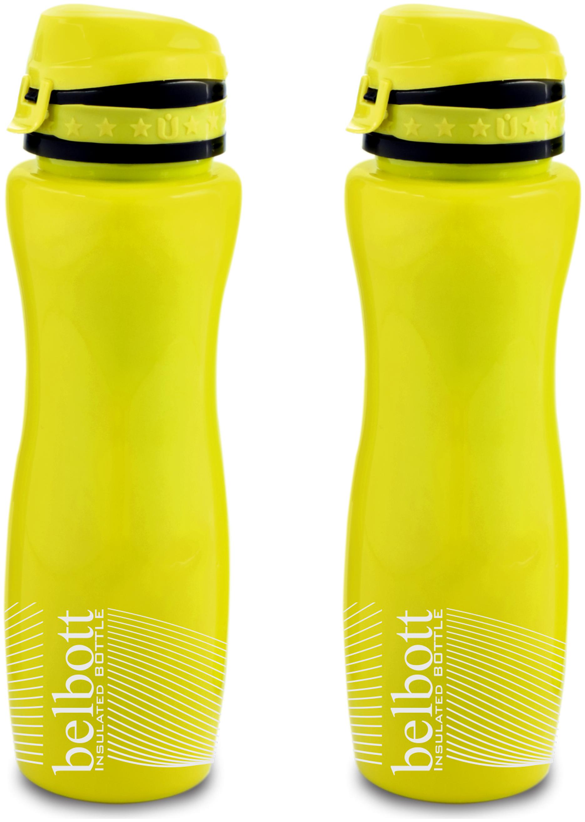 

SAURA Plastic Yellow Water Bottle ( 500 ml Set of 2 )