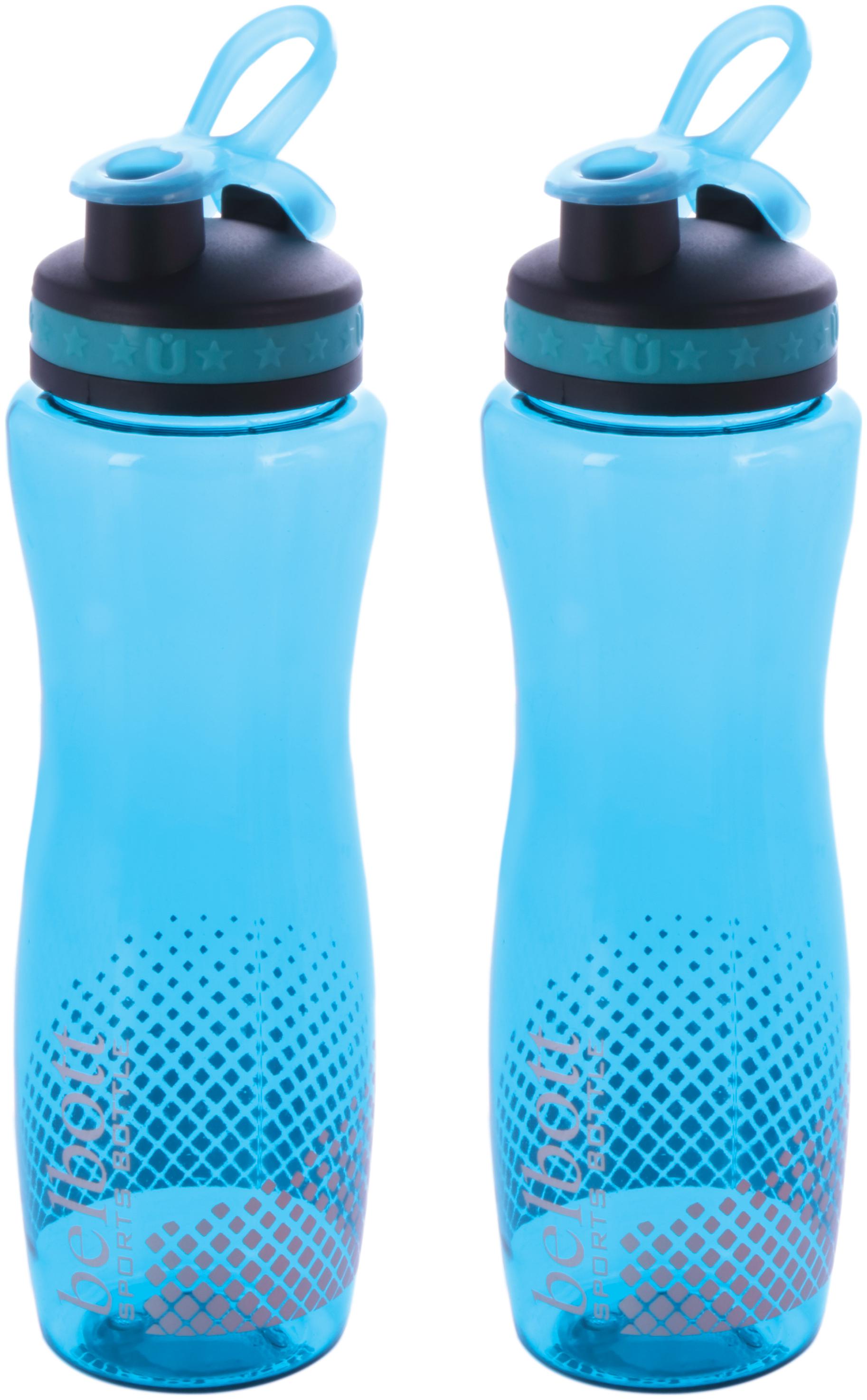 

SAURA Plastic Blue Water Bottle ( 800 ml Set of 2 )