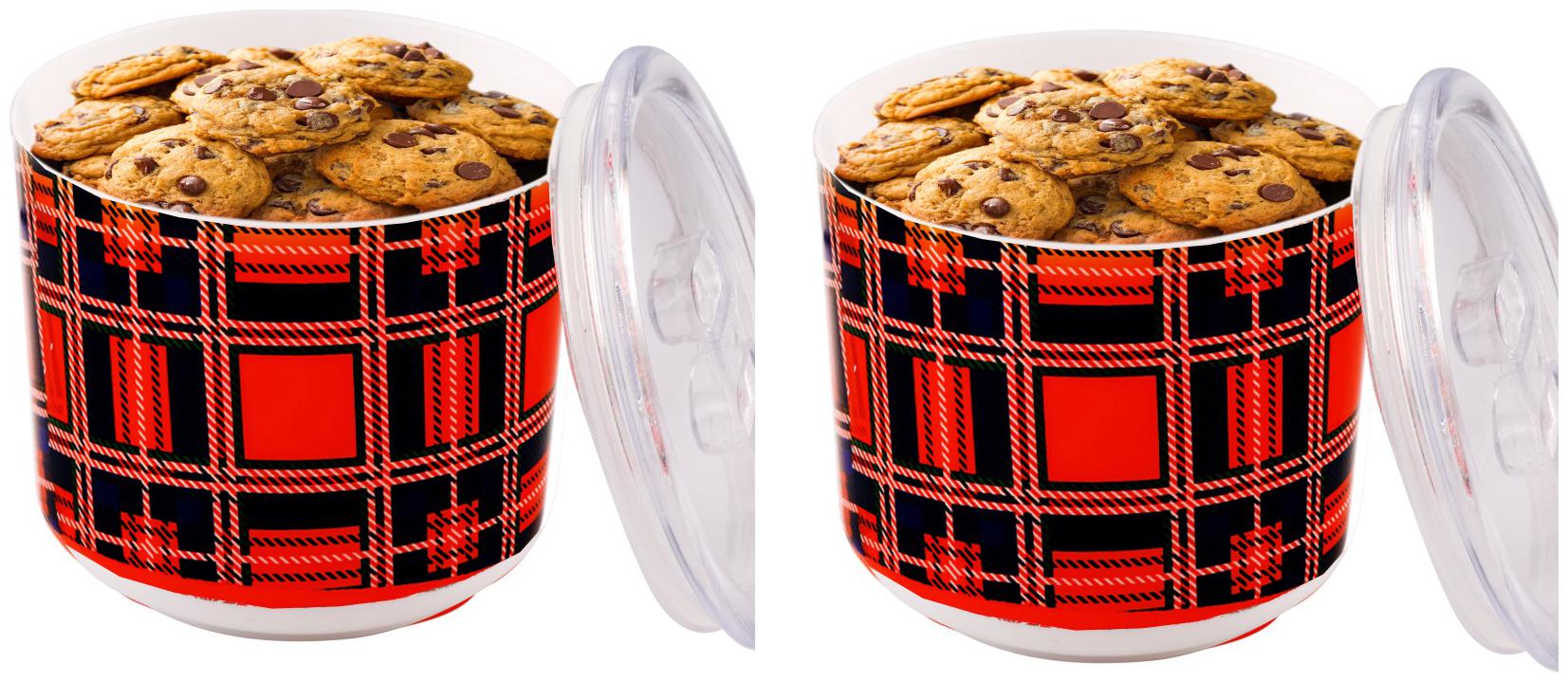 

SAURA 800 ml Red Plastic Container Set - Set of 2