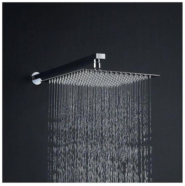 SBL 10X10 inch with 18 inch Arm Stainless Steel Overhead Shower