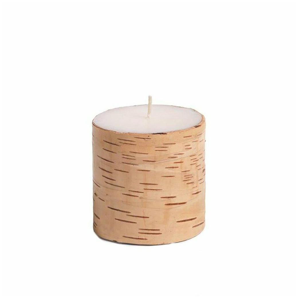 

Scented Birchwood Pillar Candle