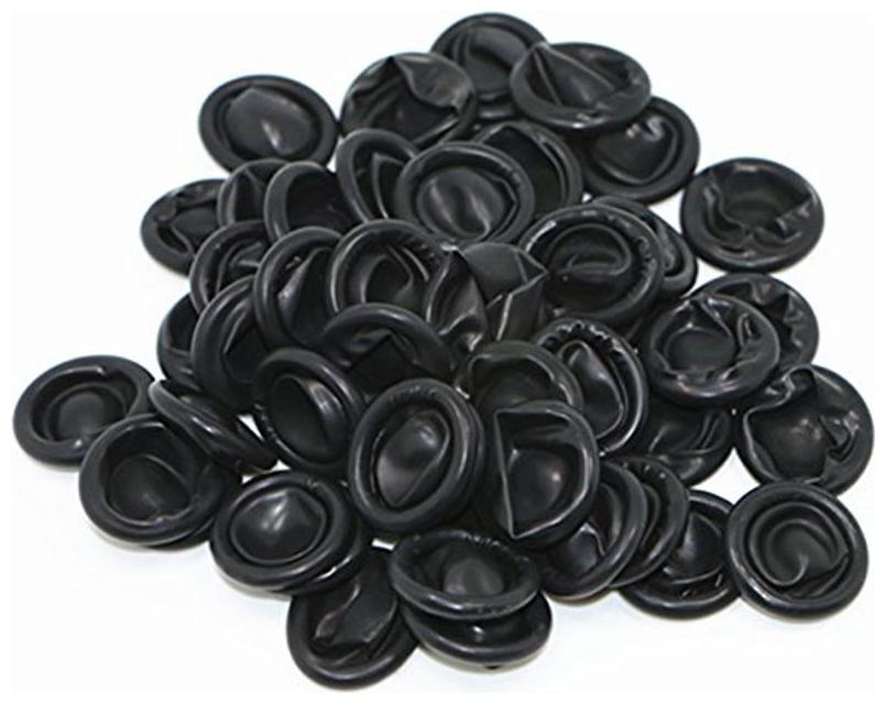 

SCHOFIC PACK OF 1000 Anti-Static ESD Safe Chlorinated Disposable Latex Finger Cots Reusable Protective Finger Gloves 4 Mil Thick -BLACK