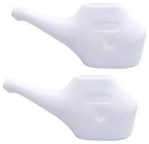 

SCORIA Durable Plastic Unbreakable Jal Neti Pot (Set of 2)