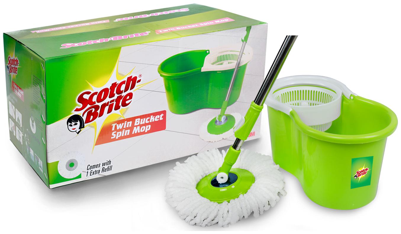 

Scotch Brite Twin Bucket Spin Mop