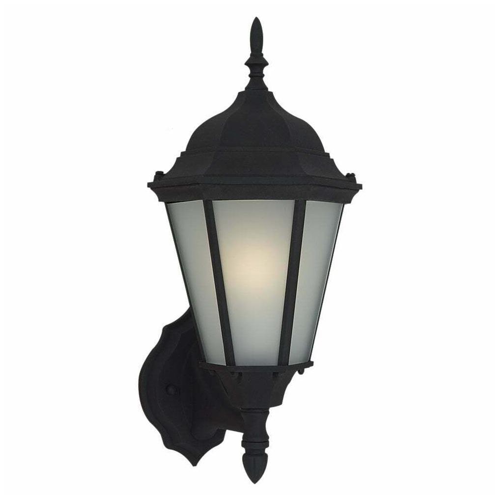 

Sea Gull Bakersville 1 Light Black Outdoor Fixture Black