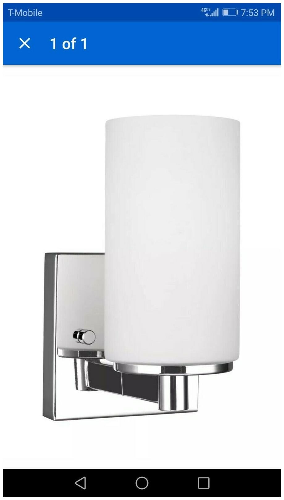 

Sea Gull Lighting 4139101-05 Hettinger Bathroom Vanity Lights Chrome