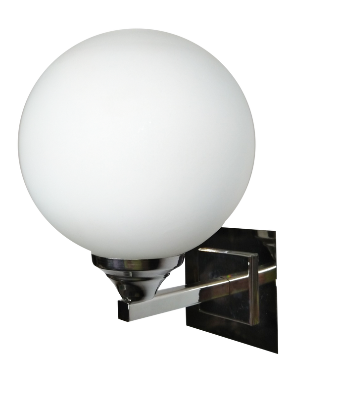 

Secmek Breakable Glass with Chrome Stand Wall Light Lamp for Bedroom Drawing Room Living Room Hall (Moon 52) (Pack of 1)