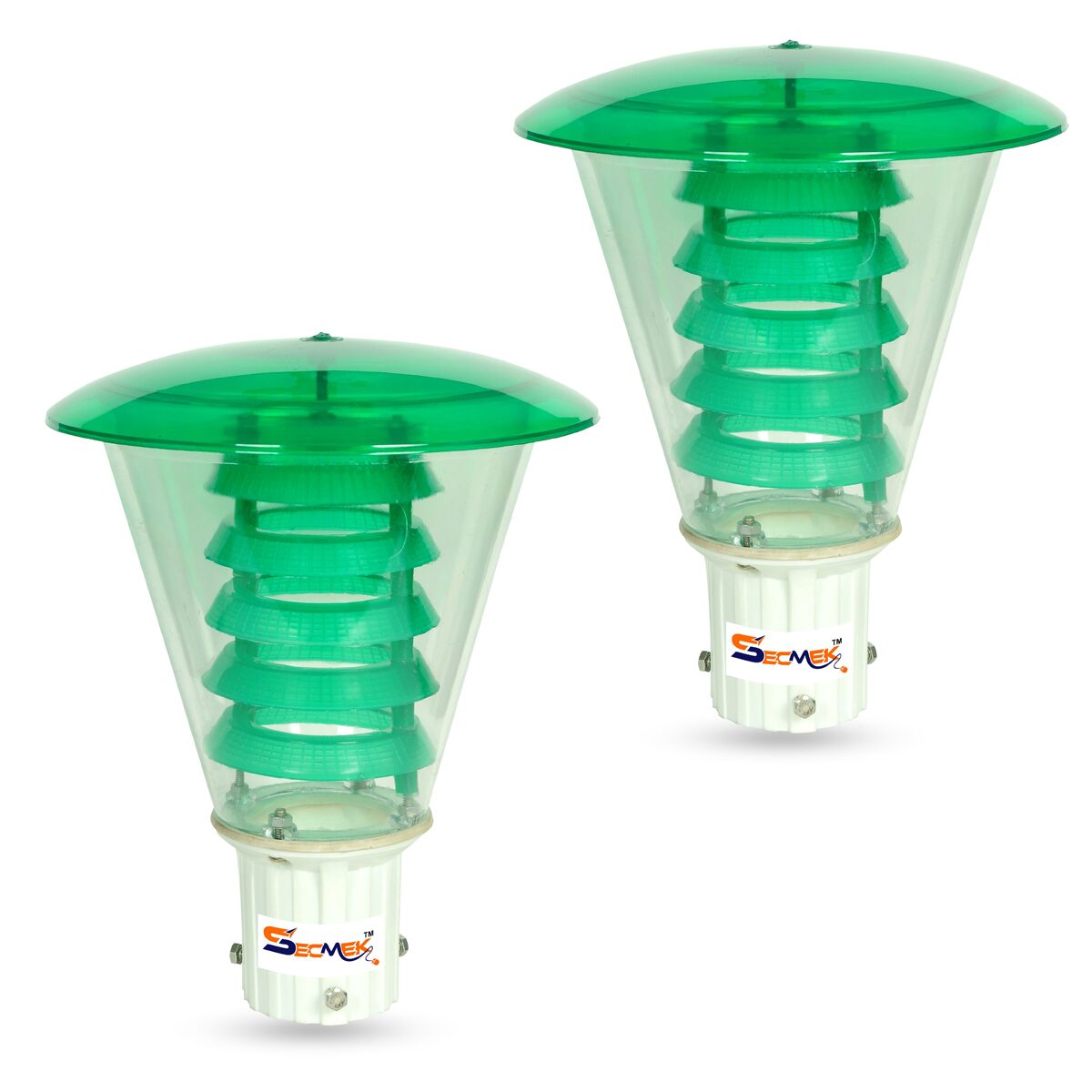 

SECMEK Unbreakable Attractive Garden Home Wall Gate Decorative Outdoor Indoor Lamp- Set of 2