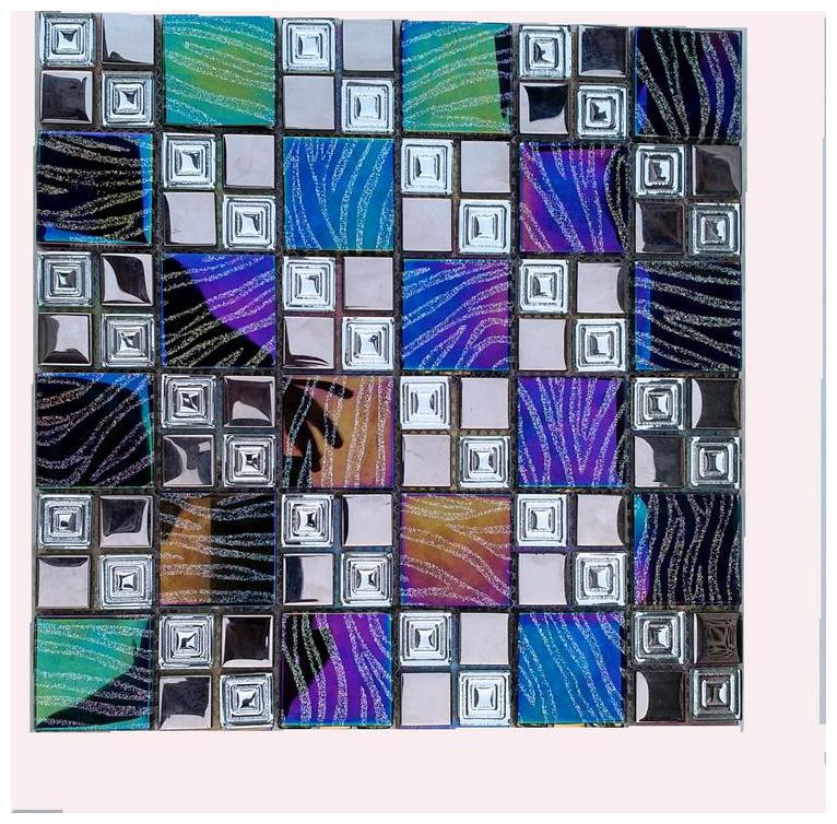 

Sehrawat Brothers Glass Material 3D Mosaic Wall Panel