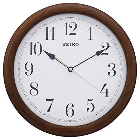 

Seiko Plastic Wood Analog Wall clock ( Set of 1 )