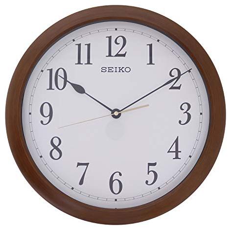 

Seiko Plastic Wood Analog Wall clock ( Set of 1 )